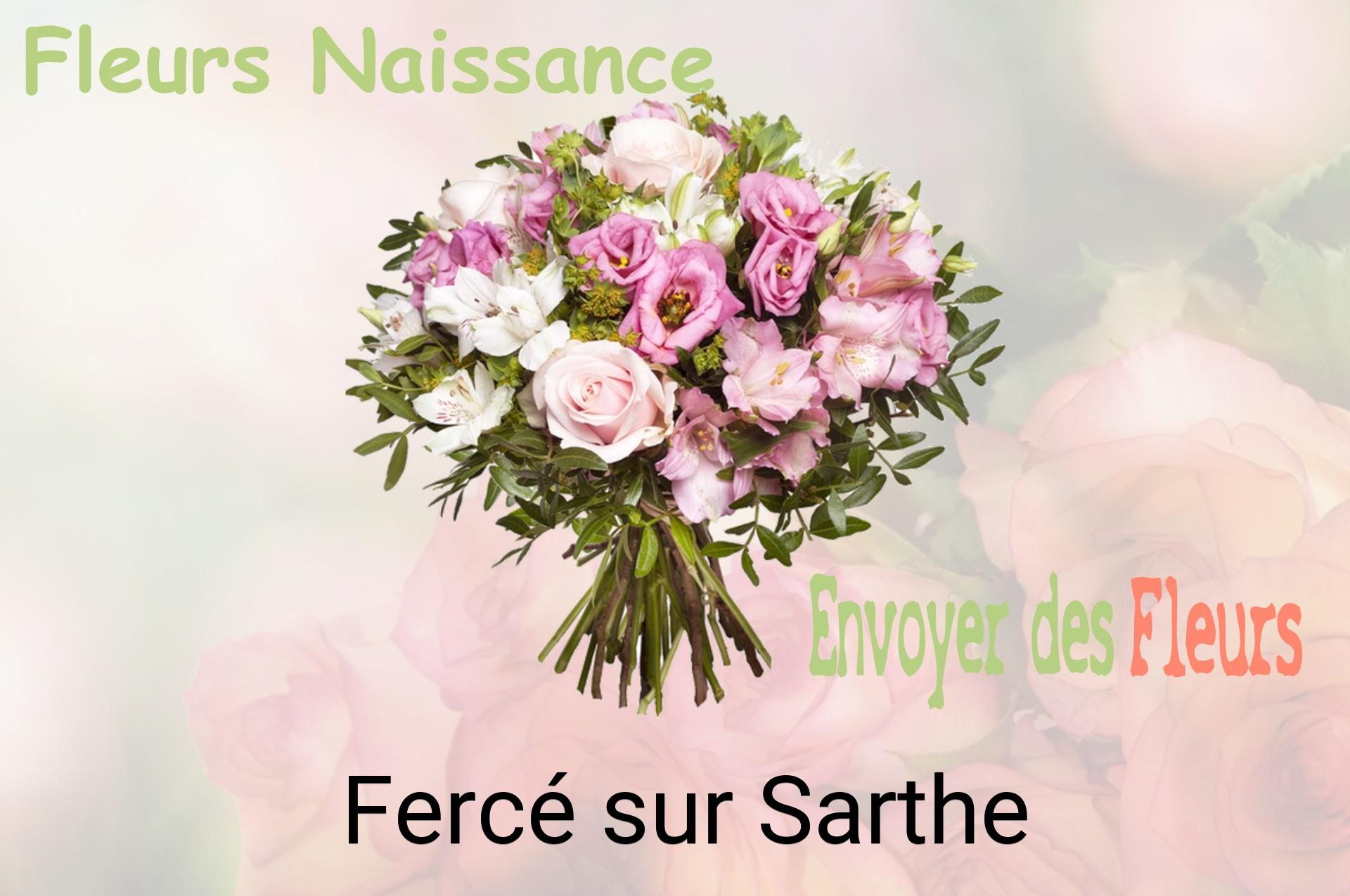 Bouquet de fleurs de naissance livré à Fercé-sur-Sarthe